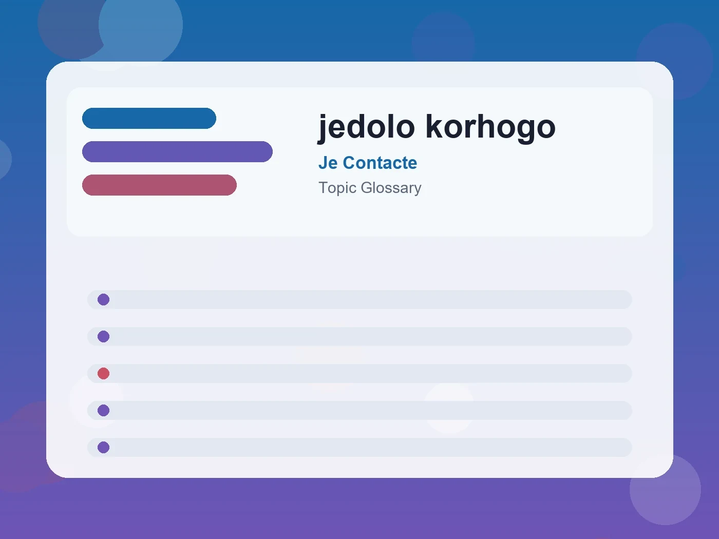 Je Contacte jedolo korhogo guide visual