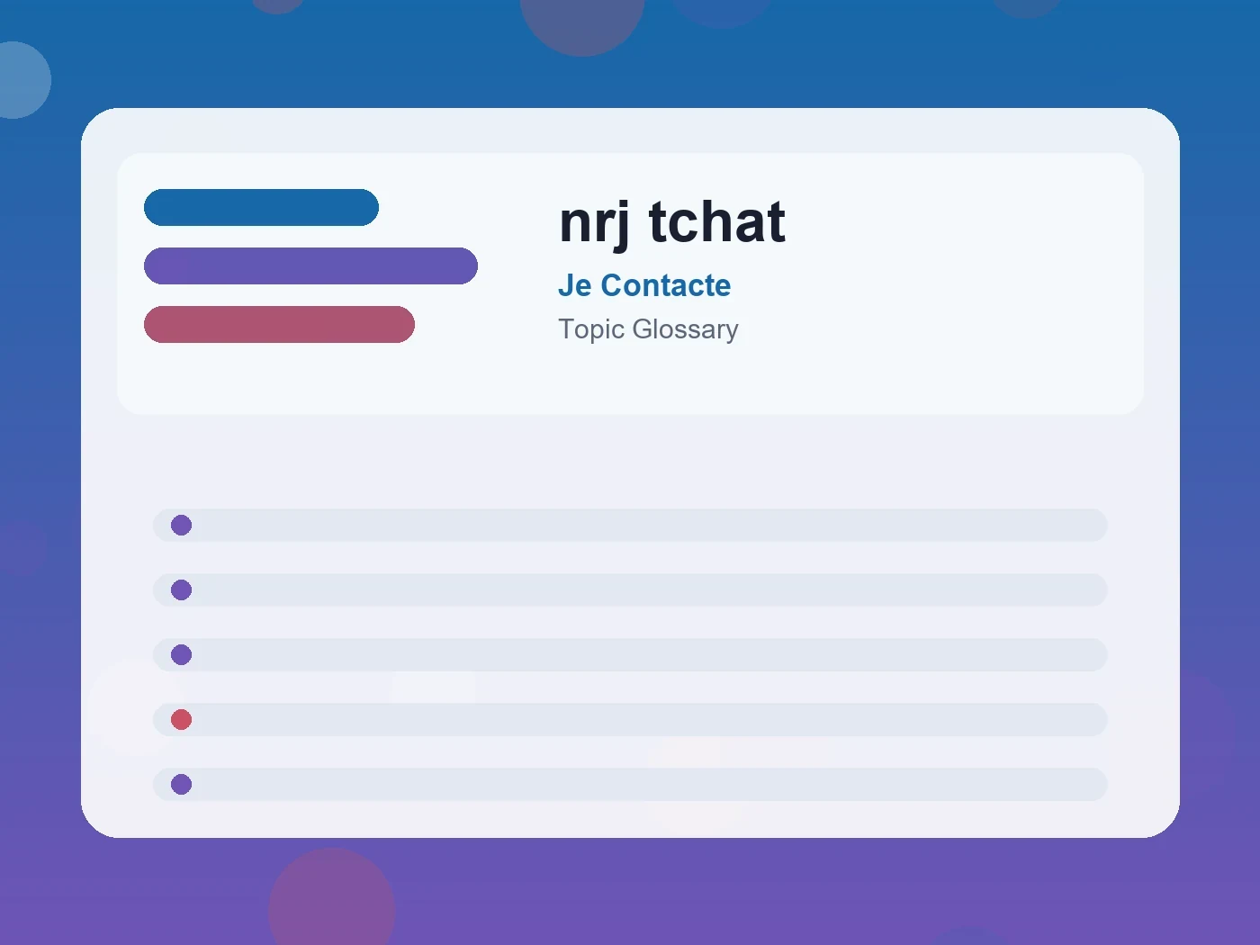 Je Contacte nrj tchat guide visual