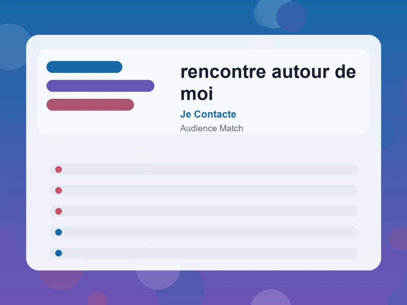 Je Contacte rencontre autour de moi guide visual