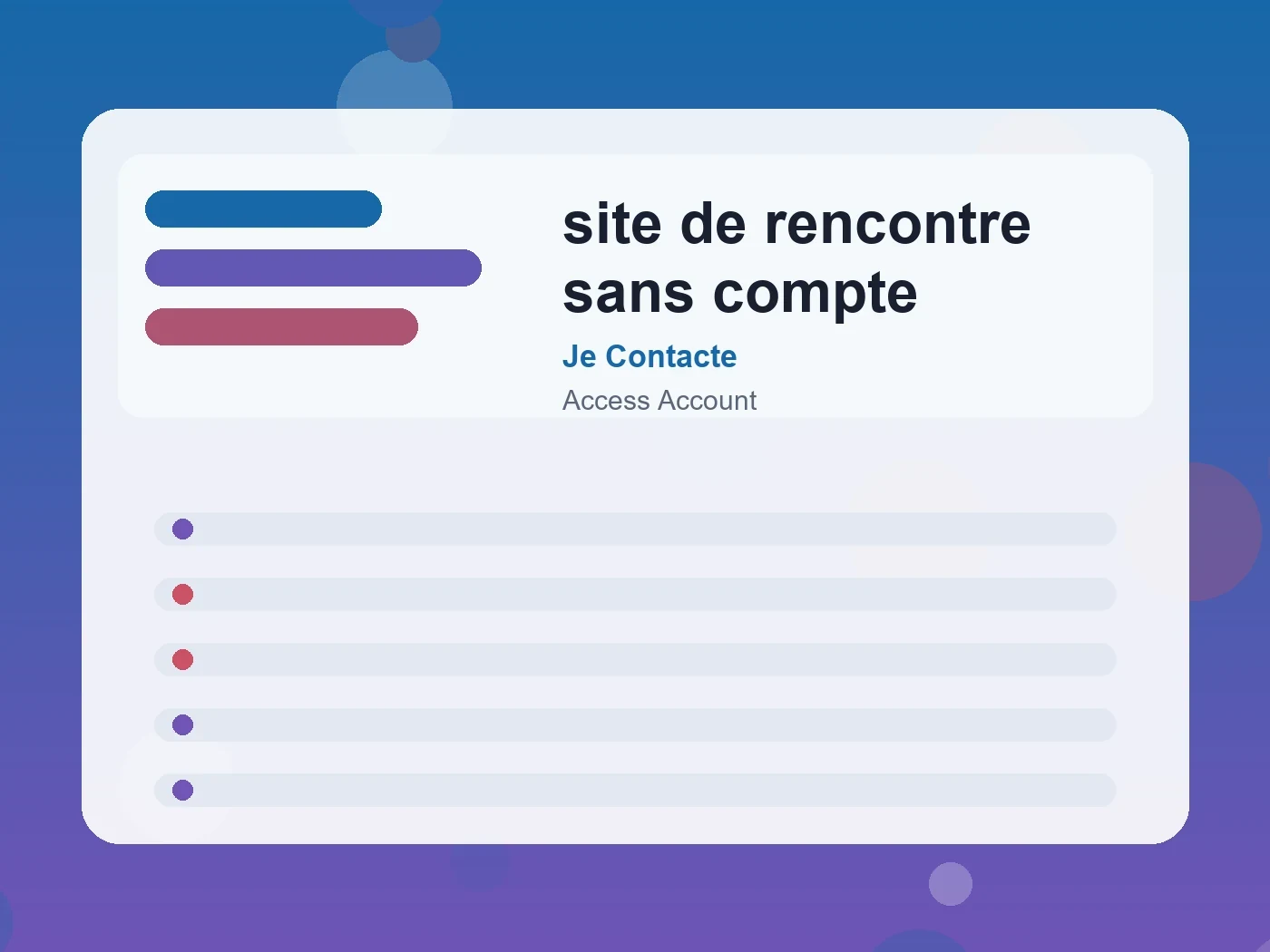 Je Contacte site de rencontre sans compte guide visual