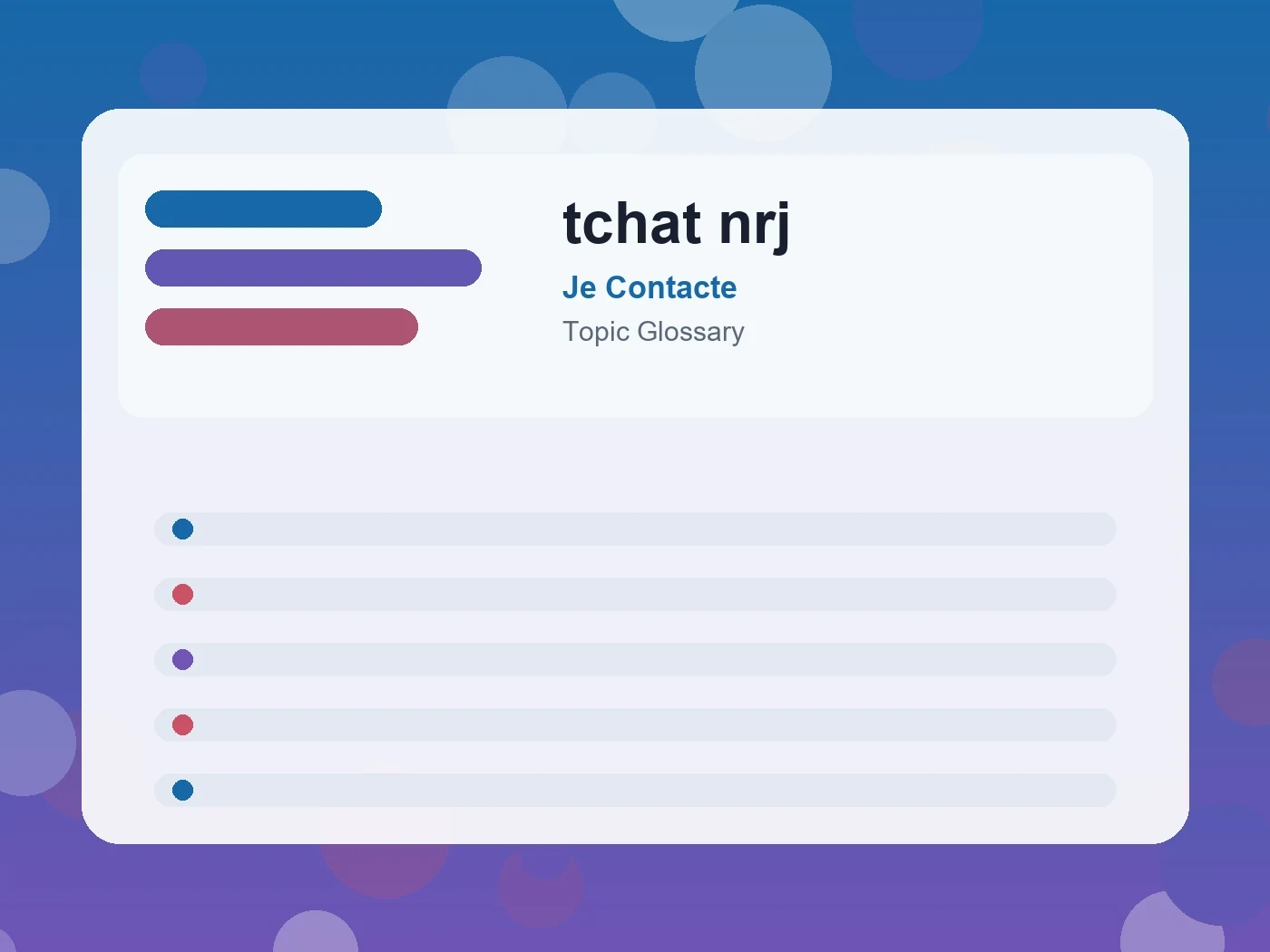 Je Contacte tchat nrj guide visual