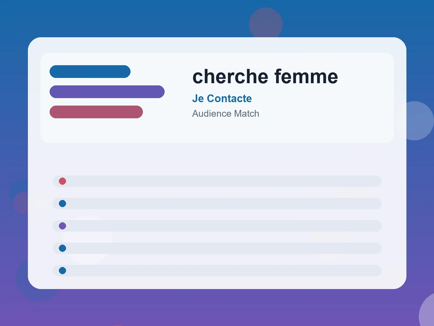 Je Contacte cherche femme guide visual
