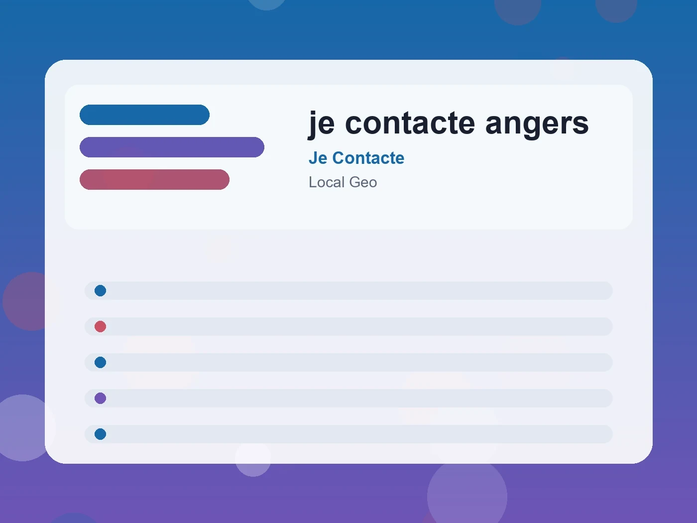 Je Contacte je contacte angers guide visual