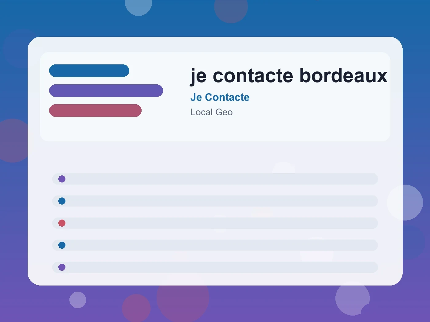 Je Contacte je contacte bordeaux guide visual