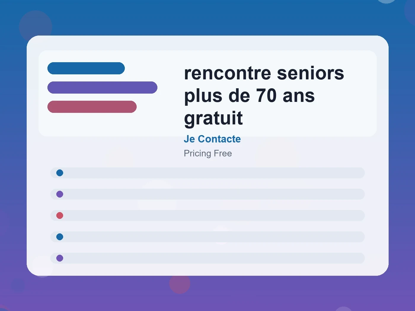 Je Contacte rencontre seniors plus de 70 ans gratuit guide visual