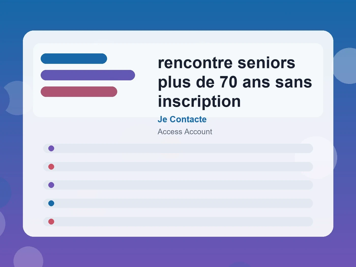 Je Contacte rencontre seniors plus de 70 ans sans inscription guide visual