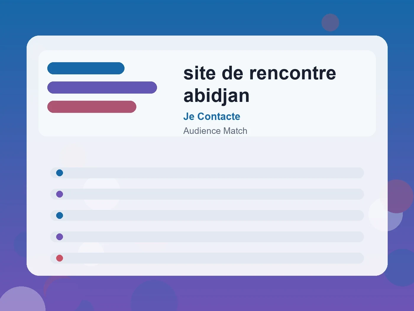 Je Contacte site de rencontre abidjan guide visual