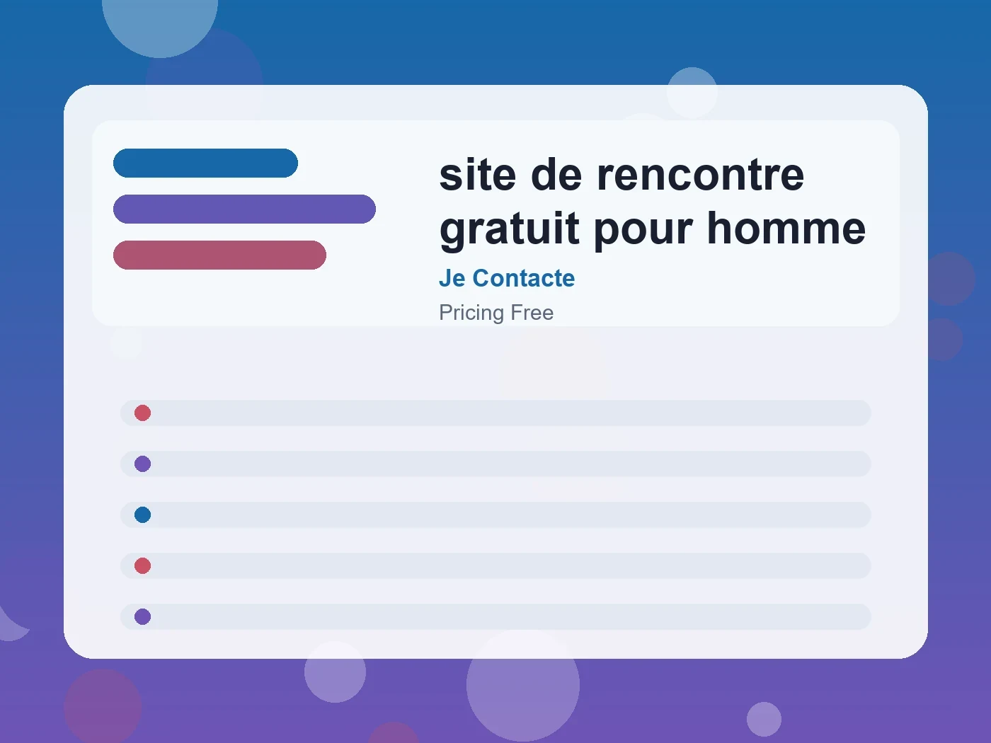 Je Contacte site de rencontre gratuit pour homme guide visual
