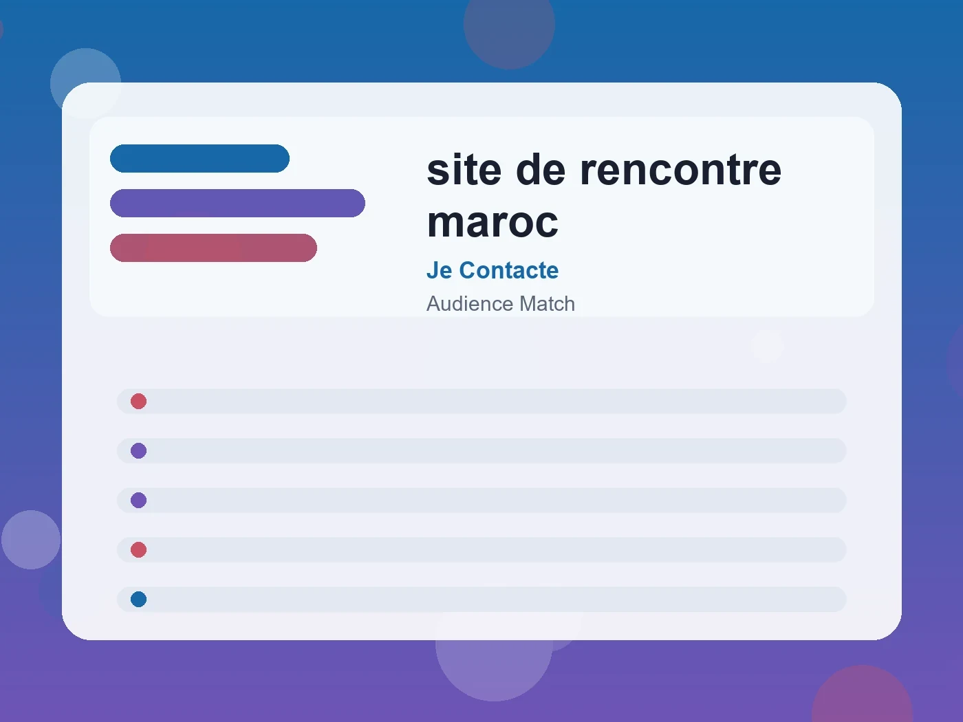 Je Contacte site de rencontre maroc guide visual