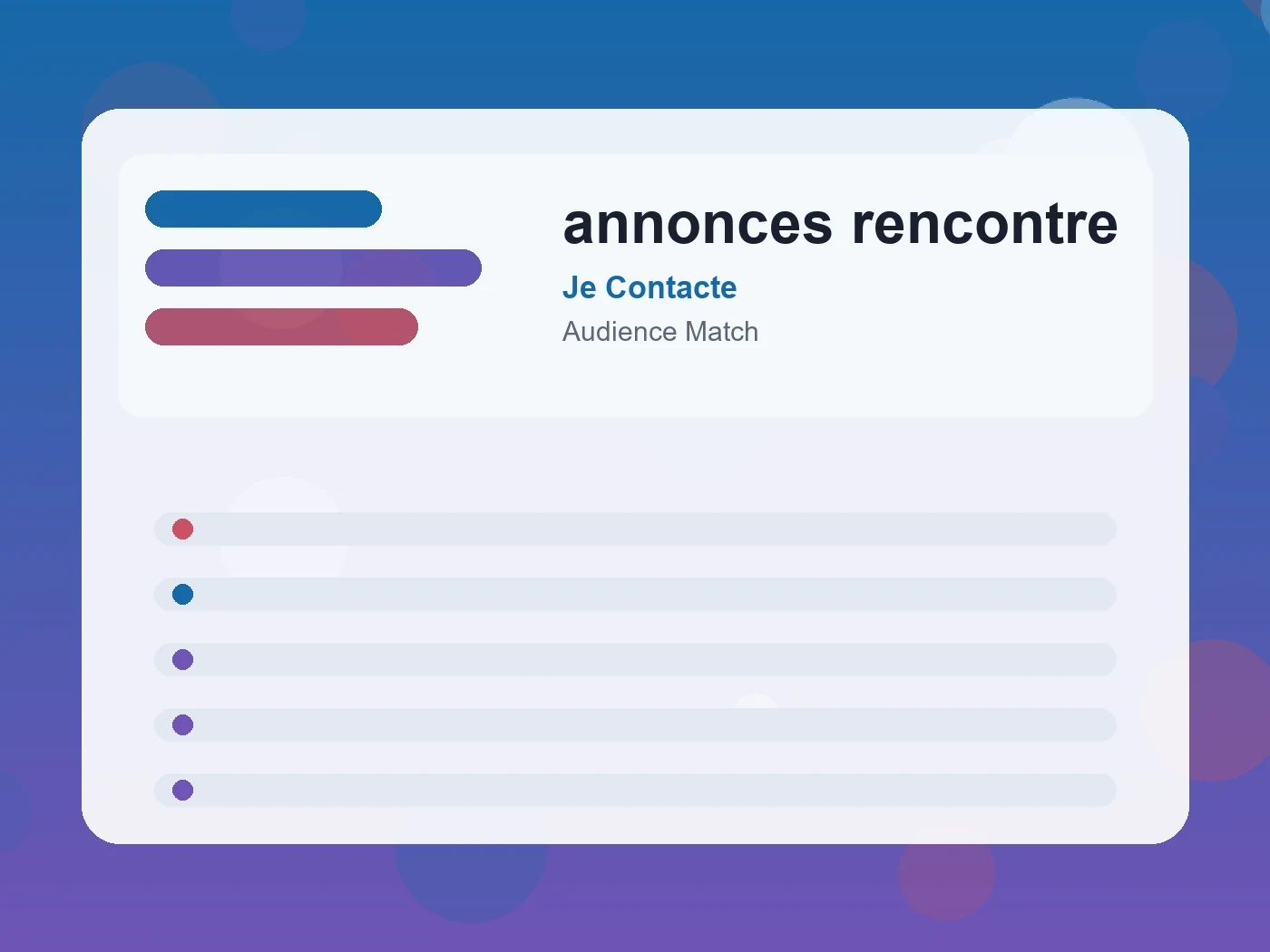 Je Contacte annonces rencontre guide visual