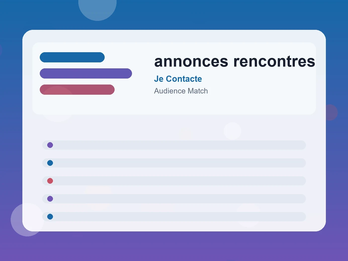 Je Contacte annonces rencontres guide visual