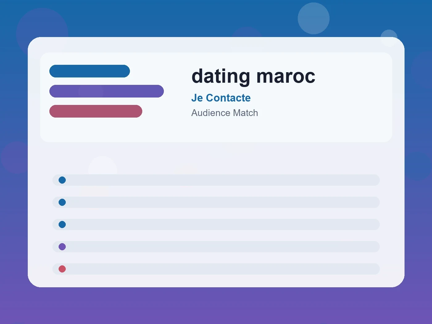 Je Contacte dating maroc guide visual