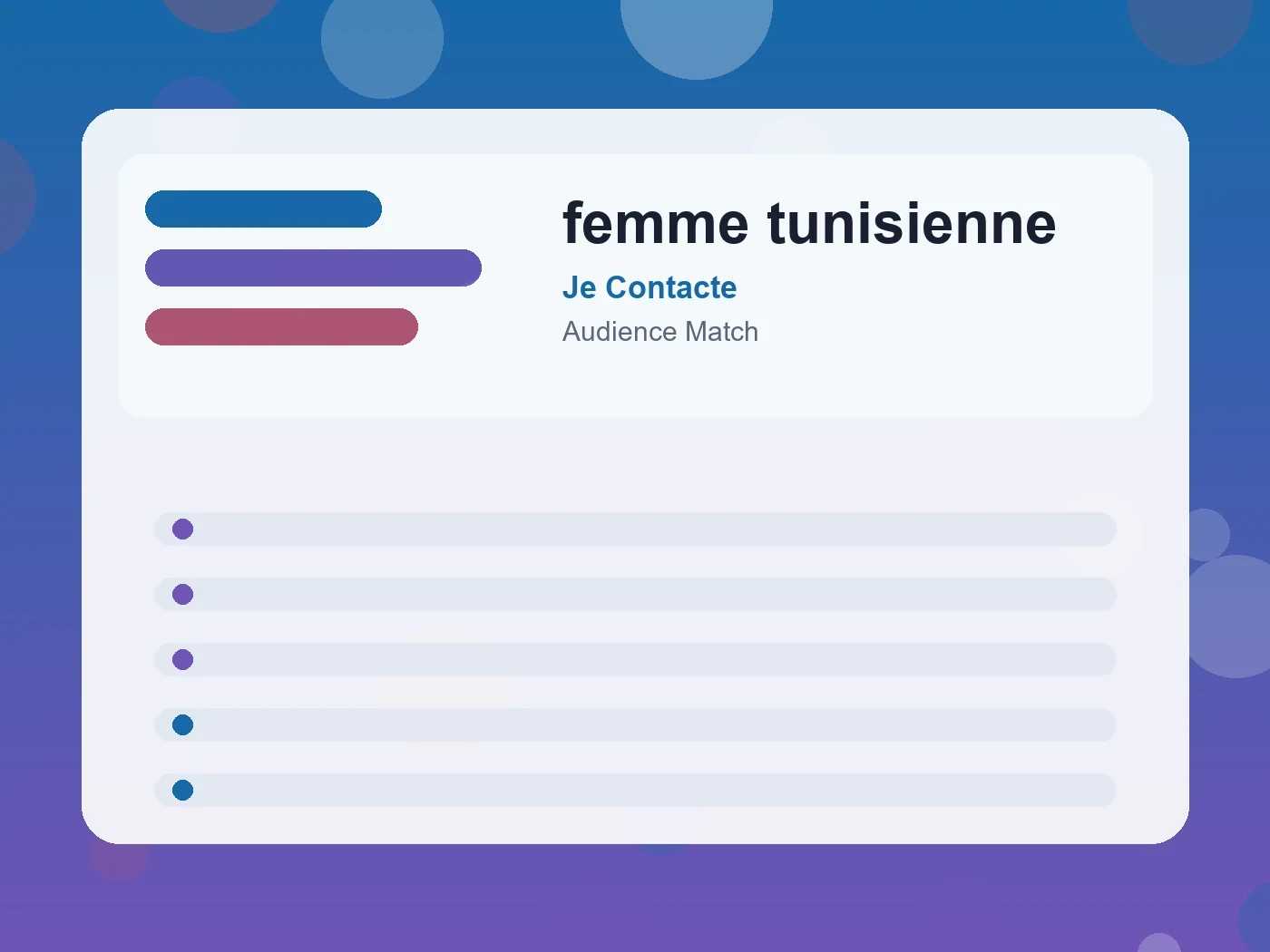 Je Contacte femme tunisienne guide visual