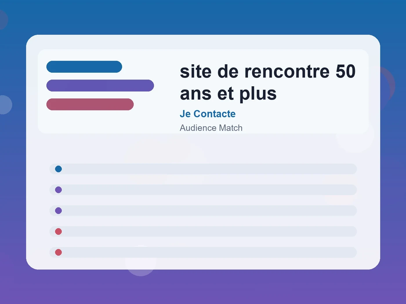 Je Contacte site de rencontre 50 ans et plus guide visual