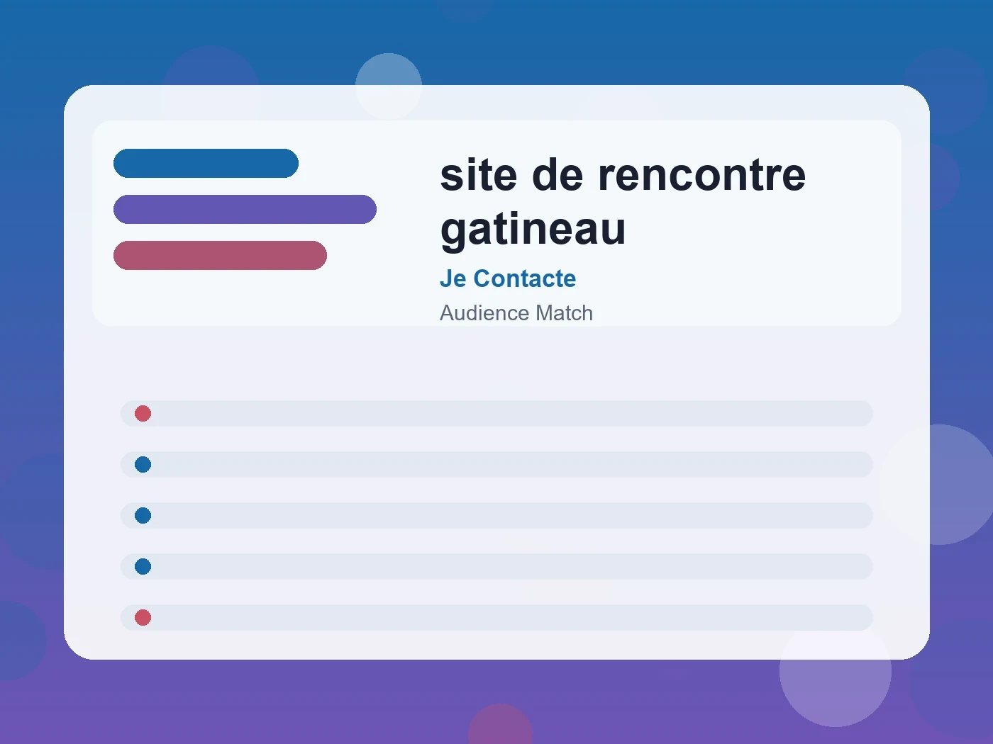 Je Contacte site de rencontre gatineau guide visual