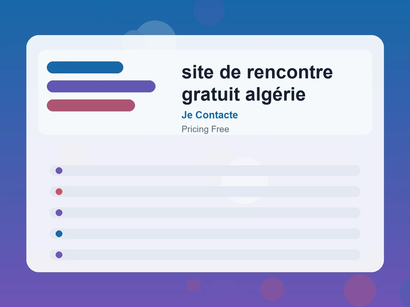 Je Contacte site de rencontre gratuit algérie guide visual