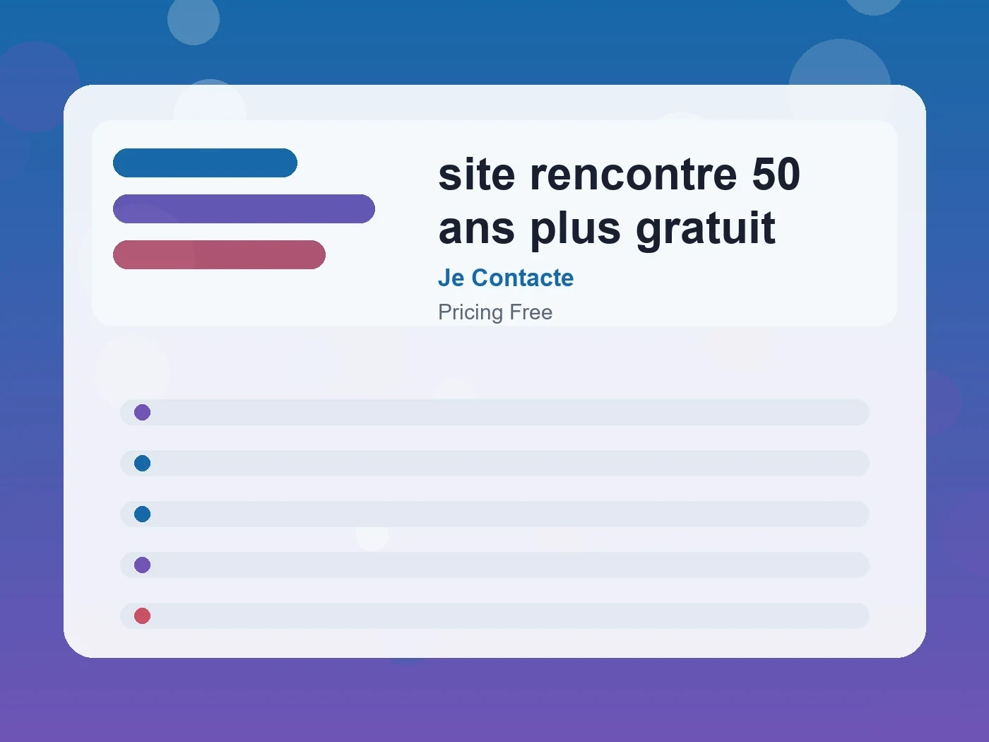Je Contacte site rencontre 50 ans plus gratuit guide visual